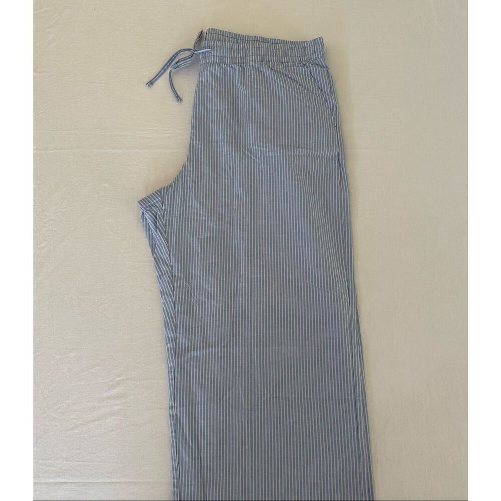Gap Blue Pink Stripe Pajama Pants | Cotton Sleep Lounge Pants | Size XL | NWT - Picture 10 of 10